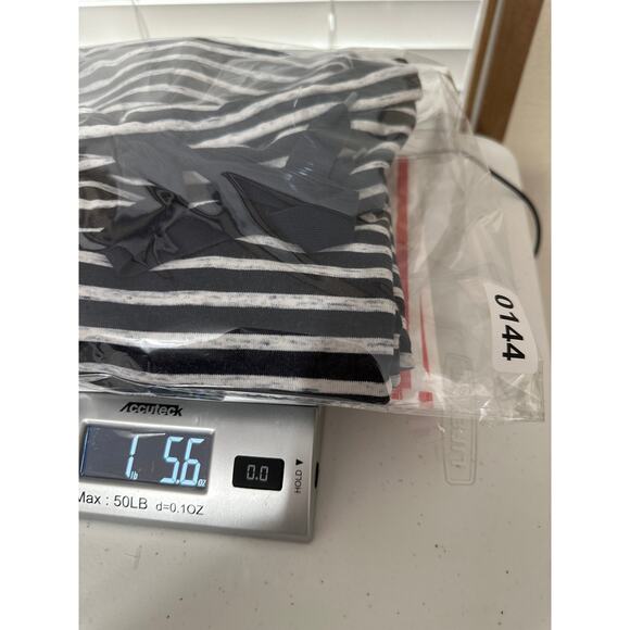 SOFT TERRY COWLNECK DRESS - STRIPE-M - Picture 9 of 9